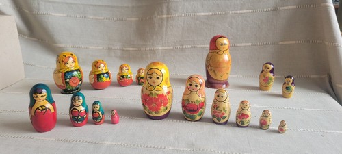 Lot poupees russes - lot,