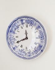 Pendule assiette , horloge en