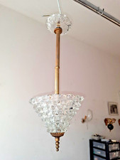 Lustre Barovier Ans 30/40 Murano Rostrato Old Lustre