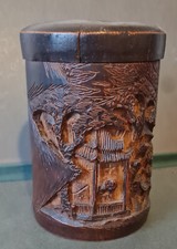 Ancien Boite ,pot à pinceaux