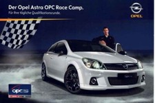 Catalogue Brochure Opel Astra OPC Race Camp 02/2009 Allemagne Deutschland