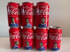 LOT 7 CANETTES COCA COLA EURO