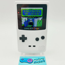 Console Nintendo Game Boy Color Blanche et Noire ips 2.6 pouces / PAL / EUR