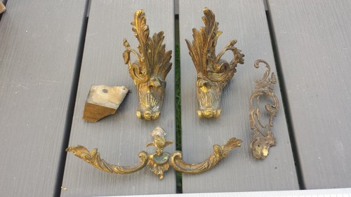 Anciens pieds pendule de - anciens,