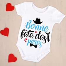 Body bébé ou tee-shirt personnalisé bonne fête des pères