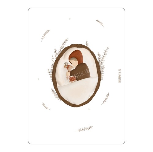Carte naissance bébé berceau - carte,