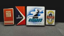 Lot de 4 paquets de cigarettes vides   (Anciens - vintage)