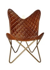 Chaise Papillon En Cuir