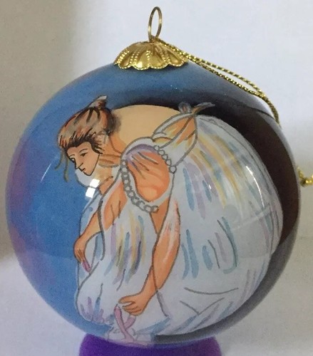 Ballerina glass christmas - ballerina,
