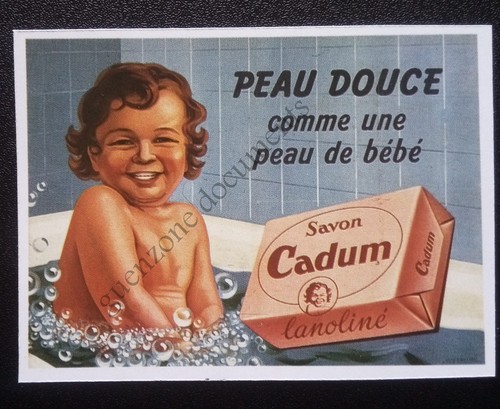 Publicité savon cadum peau - cadum,
