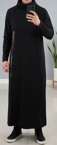 Qamis syndeed noir - b3,