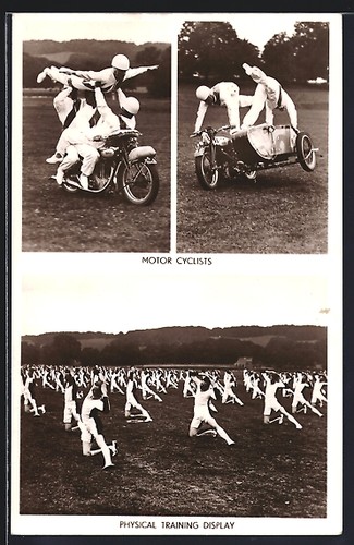 Carte postale photo moto