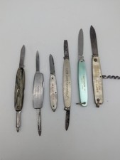 Lot de 6 Couteaux Publicitaires, Suze, Bar, Café, Garage, CDC, Grau du Roi