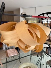 Suspension design LZF Agatha bois naturel small