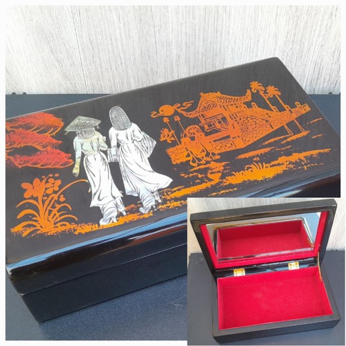 Boite bijou miroir décor - bijou,