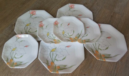Vintage 4 assiettes - -,