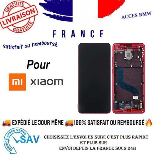 Ecran complet rouge oled - ecran, avec