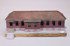 LD317 Ho Maquette balsa carton train Usine batiment industriel avec éclairage