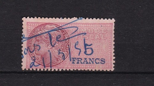 Timbre france fiscaux - france,