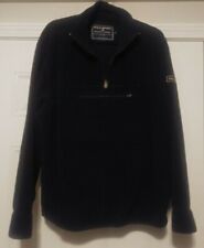Polo Sport Mens Polartec 1/4 Zip Fleece Front Pocket size XL blue Ralph Lauren