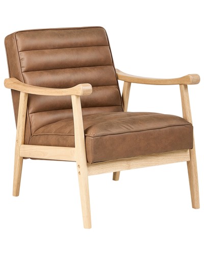 Fauteuil rétro similicuir - rétro, en