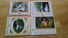 Lot 4 Calendriers La Poste PTT Anciens Almanach Du Facteur Retro Vintage fille