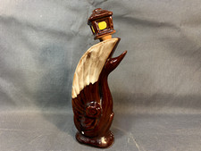 Ancienne bouteille à apéritif ou liqueur en céramique forme de cygne vintage