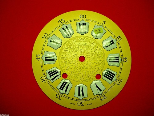 Cadran pendule neuchateloise