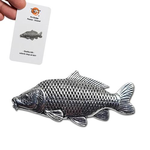 Broche pêche étain - broche, de