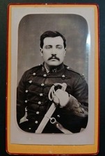 CDV 1890 Militaire 19e Régiment D'artillerie- Mondet A Nimes Uniforme Sabre