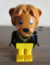 Lego x594c02 Fab7f Fabuland Personnage Figure Lion 2 du 3644 3645