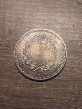 Piece 50 Francs Hercule Argent