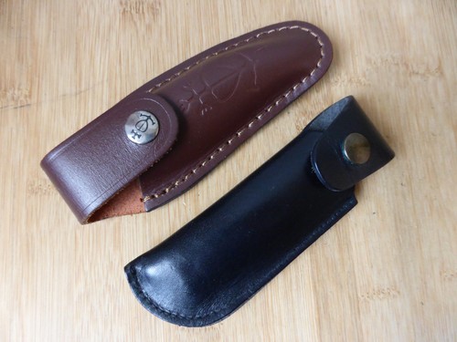 Lot étuis cuir véritable