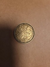 50 FRANCS MONACO 1950 RAINIER