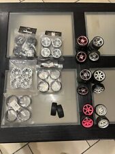 Lot de jantes de roue + Pneus de course RC en caoutchouc pour voiture RC Drift