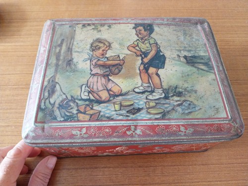 Boite tole ancienne - tole,