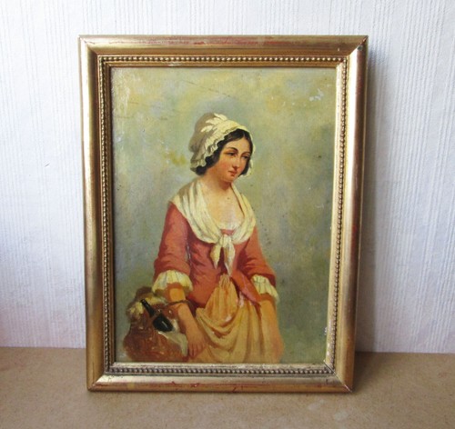 Ancien superbe tableau xixe - ancien,