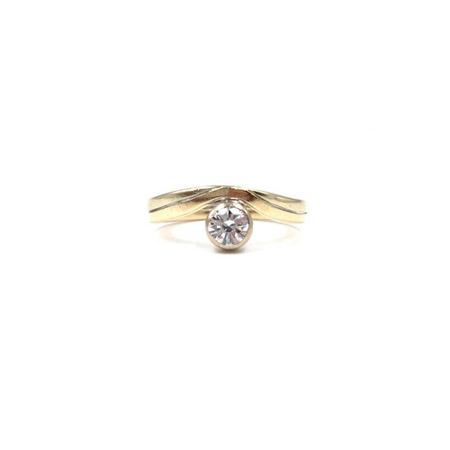 Bague jaune 18 - or,