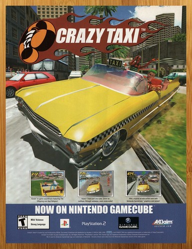 2001 crazy taxi nintendo - crazy,