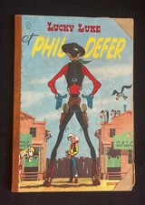 Morris - LUCKY LUKE ET PHIL DEFER - LUCKY LUKE 8 DOS JAUNE (1964)