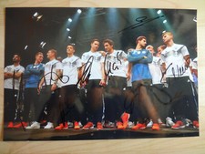 2018 Football Allemagne 10x signatures sur photo XXL.