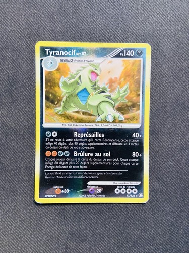 Carte pokemon tyranocif 123 - carte,