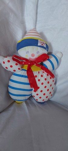 Peluche doudou clown corolle - peluche,