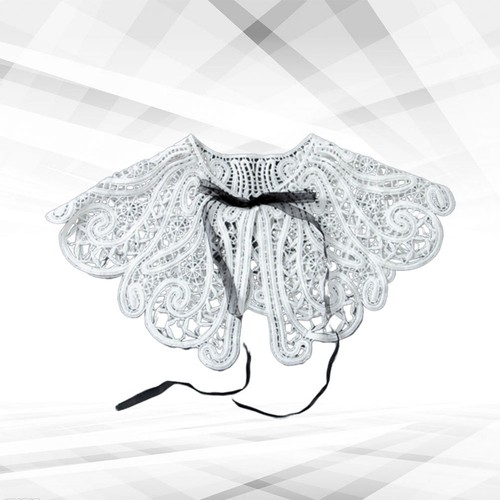 Corsage broderie col en - de,