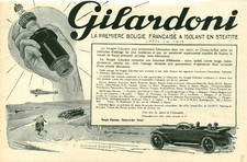 Publicité ancienne bougie