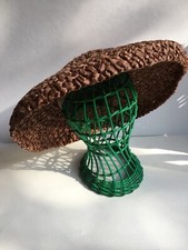 Capeline Chapeau Femme Rafia