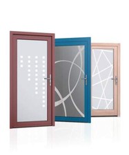 Porte d'entrée PVC - Vitrée
