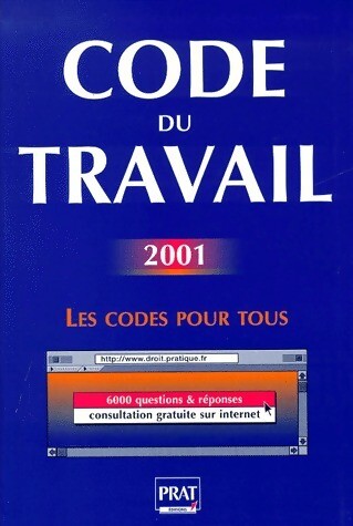 Code travail 2001 - du,