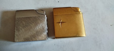 2 briquets vintage argenté &