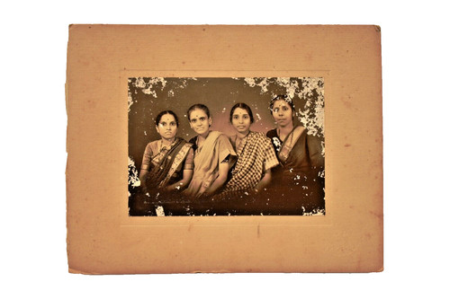 Vintage indien portrait - vintage,